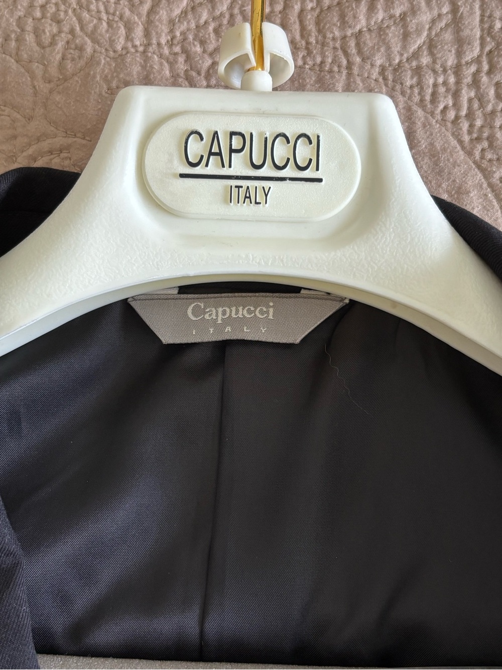 Capucci Italy Men's Black Two-Piece Suit - Tailored Blazer & Trousers size 42S - Picture 8 of 13
